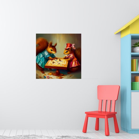 Squirrel Board Game Poster (Kinderzimmer 1)