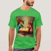 Squirrel Board Game T-Shirt (Vorderseite)
