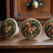 Squirrel Ceramic Pull Knob Keramikknauf