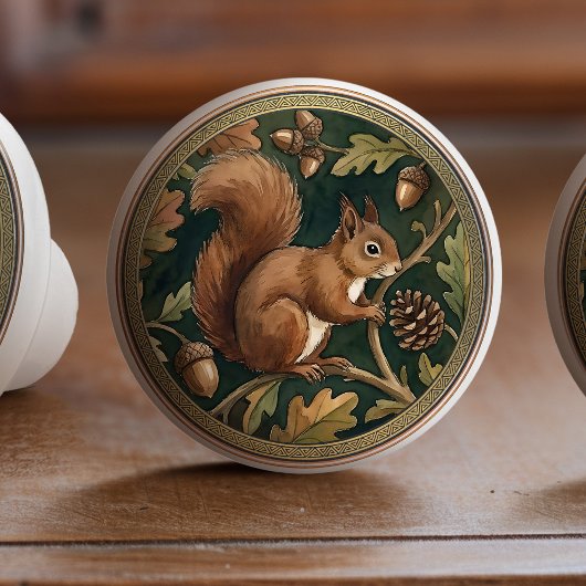 Squirrel Ceramic Pull Knob Keramikknauf