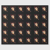 Squirrel Christmas Winteranimals Geschenkpapier (Flach)