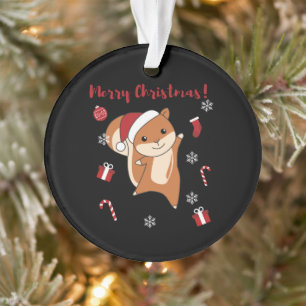 Squirrel Christmas Winteranimals Ornament