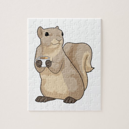 Squirrel Coffee Cup Puzzle (Vertikal)