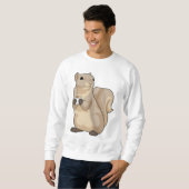 Squirrel Coffee Cup Sweatshirt (Vorne ganz)