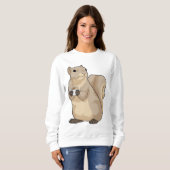 Squirrel Coffee Cup Sweatshirt (Vorne ganz)