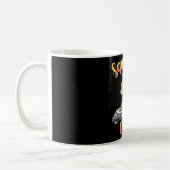 Squirrel DJ Party Vibes Funny Retro DJ Mug Kaffeetasse (Links)