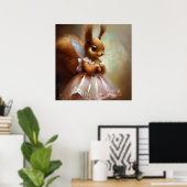 Squirrel Fairy Poster (Heimbüro)