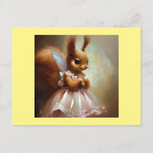 Squirrel Fairy Postkarte