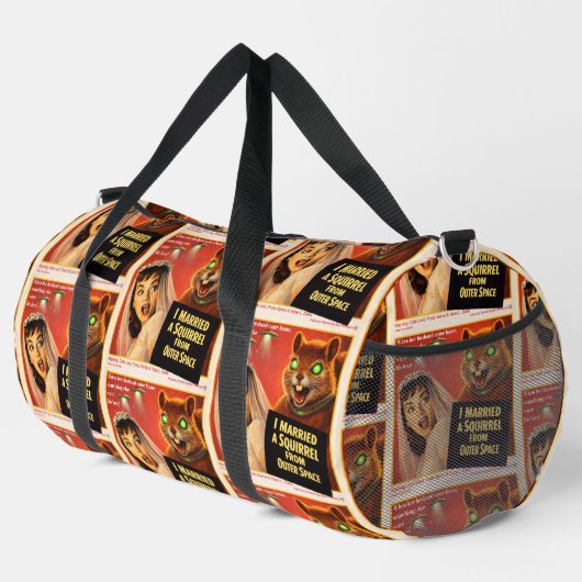 Squirrel from Outer Space Duffle Bag (Rechte Ecke)