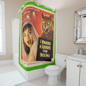 Squirrel from Outer Space Duschvorhang (Beispiel)