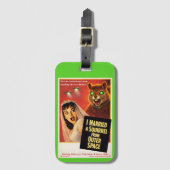 Squirrel from Outer Space Gepäckanhänger (Vorderseite Vertikal)