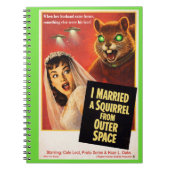 Squirrel from Outer Space Notizblock (Vorderseite)