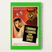 Squirrel from Outer Space Notizblock (Rückseite)