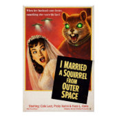 Squirrel from Outer Space Poster (Vorderseite)