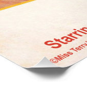 Squirrel from Outer Space Poster (Ecke)