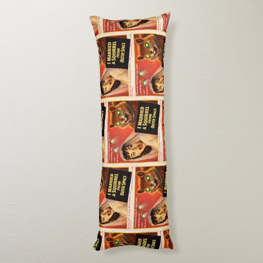 Squirrel from Outer Space Seitenschläferkissen (Rückseite (Vertikal))