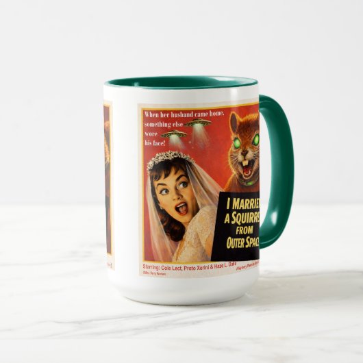 Squirrel from Outer Space Tasse (VorderseiteRechts)