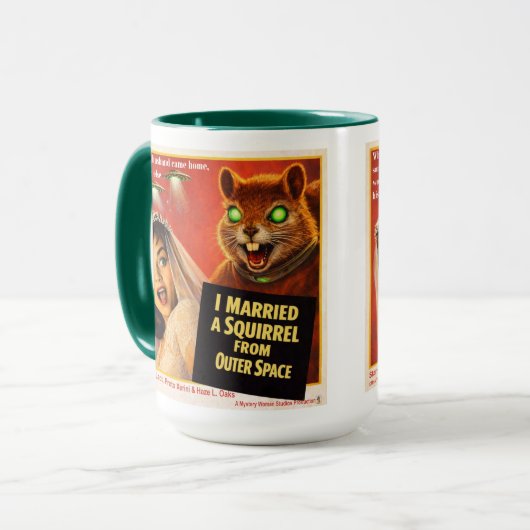 Squirrel from Outer Space Tasse (Vorderseite Links)
