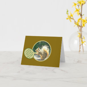 SQUIRREL/HABEN SCHLECHTER SCHWANZ TAG/HUMOROUS/WIE KARTE