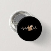 Squirrel Heartbeat Button (Vorne & Hinten)