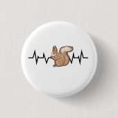Squirrel Heartbeat Button (Vorderseite)