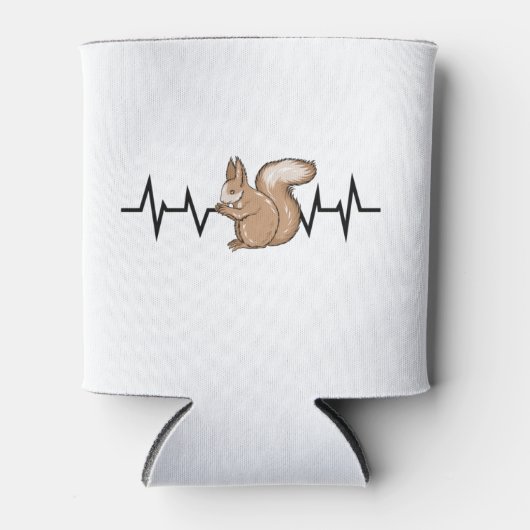 Squirrel Heartbeat Dosenkühler (Vorderseite)