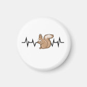 Squirrel Heartbeat Magnet (Vorne)
