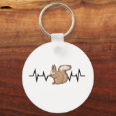 Squirrel Heartbeat Schlüsselanhänger (Vorderseite)