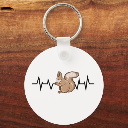 Squirrel Heartbeat Schlüsselanhänger (Vorderseite)