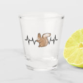 Squirrel Heartbeat Schnapsglas (Vorderseite)