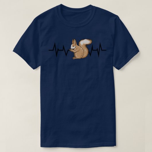 Squirrel Heartbeat T-Shirt (Design vorne)