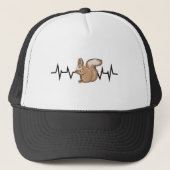Squirrel Heartbeat Truckerkappe (Vorderseite)