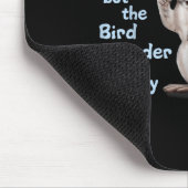 Squirrel Hey, Excuse Me But Your Birdfeeder Is Emp Mousepad (Ecke)