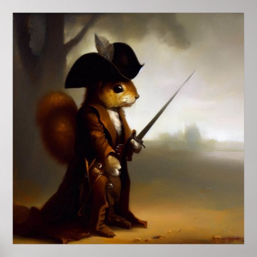 Squirrel Highwayman Poster (Vorne)