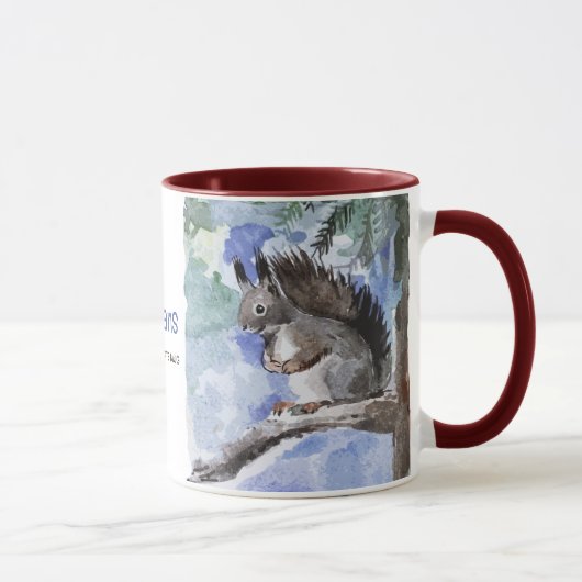 Squirrel hot chocolate mug tasse (Rechts)
