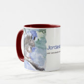 Squirrel hot chocolate mug tasse (Vorderseite Links)