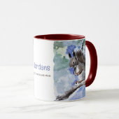 Squirrel hot chocolate mug tasse (VorderseiteRechts)