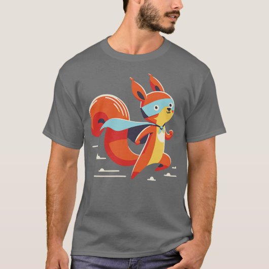 squirrel in action T-Shirt (Vorderseite)