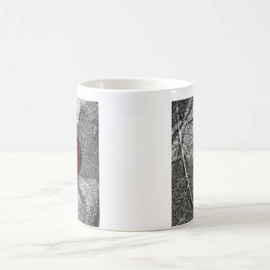 Squirrel in Christmas Tree Mug Kaffeetasse (Mittel)