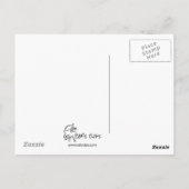 Squirrel in Eggshell Postcard Postkarte (Rückseite)