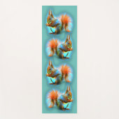Squirrel in modern style yogamatte (Vorderseite)