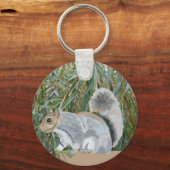 Squirrel in the Countryside Keychain Schlüsselanhänger (Rückseite)