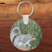 Squirrel in the Countryside Keychain Schlüsselanhänger (Vorderseite)