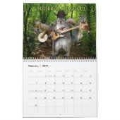 Squirrel Jam - Eichhörnchen-Musiker-Kalender Kalender (Feb 2027)