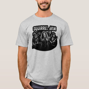 Squirrel Jam - Lustige Vintage-Rockband-Parodie T-Shirt