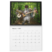 Squirrel Jam - Nutty Musicians Calendar Kalender (Feb 2027)