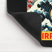 Squirrel Japanese Art Funny Squirrel For Men Women Mousepad (Ecke)