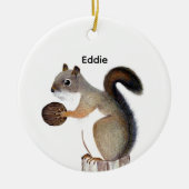 Squirrel Keramik Ornament (Vorne)