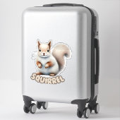 SQUIRREL - KINDERZIMMER STICKER (Koffer)