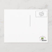 Squirrel Looking Inside Heart Box, "I Love You" Postkarte (Rückseite)